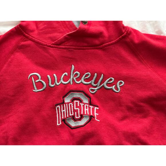 Ohio State Buckeyes Women's Large Red Hoodie Colosseum NCAA - Picture 3 of 6